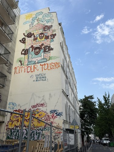 Belleville district, a hidden gem in Paris